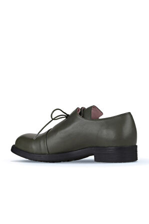 Bueno Shoes Yeşil Deri Kadın Klasik Ayakkabı 01wz7300