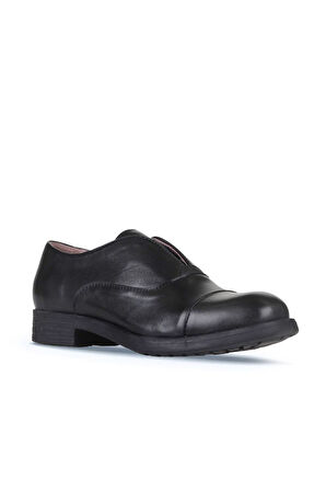 Bueno Shoes Siyah Deri Kadın Klasik Ayakkabı 01wz7301