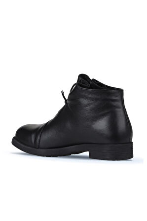 Bueno Shoes Siyah Deri Kadın Düz Bot 01wz7312