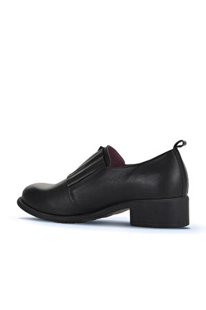 Bueno Shoes Siyah Deri Kadın Klasik Ayakkabı 01wz7403