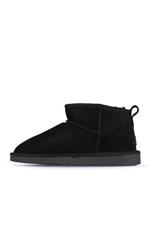 Bueno Shoes Siyah Süet Kadın Düz Bot 05ag2074055