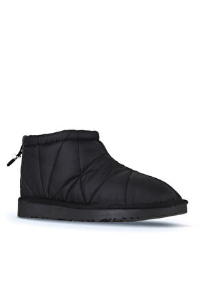 Bueno Shoes Siyah Paraşüt Kadın Düz Bot 05ag6004055