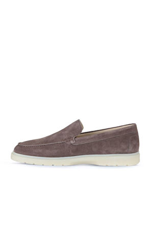 Bueno Shoes Vizon Koyu Süet Erkek Loafer 11ma24210