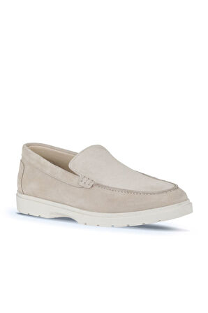 Bueno Shoes Krem Nl Süet Erkek Loafer 11ma24210