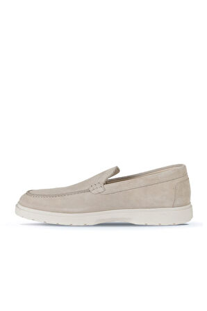 Bueno Shoes Krem Nl Süet Erkek Loafer 11ma24210