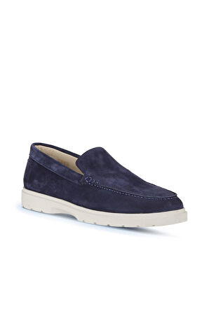 Bueno Shoes Lacivert Süet Erkek Loafer 11ma24210