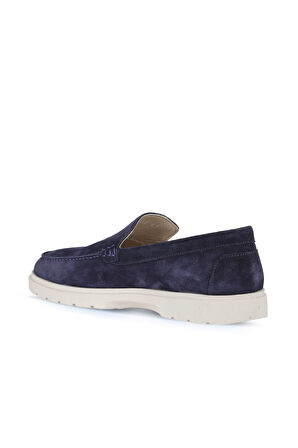 Bueno Shoes Lacivert Süet Erkek Loafer 11ma24210