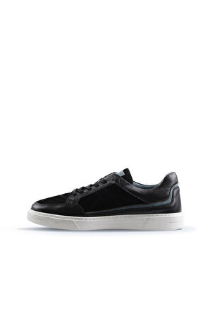 Bueno Shoes Siyah Multi Deri Erkek Spor Ayakkabı 16ma7084