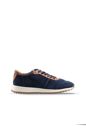 Bueno Shoes Mavi Kot Süet Erkek Spor Ayakkabı 16ma8061