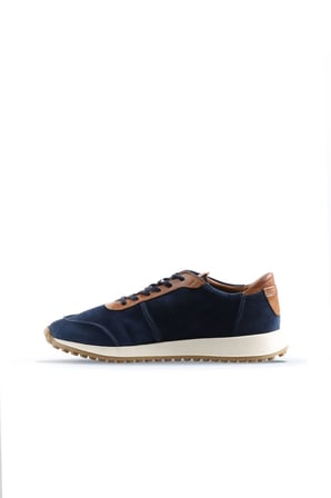 Bueno Shoes Mavi Kot Süet Erkek Spor Ayakkabı 16ma8061