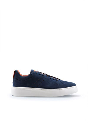 Bueno Shoes Mavi Kot Süet Erkek Spor Ayakkabı 16ma8079