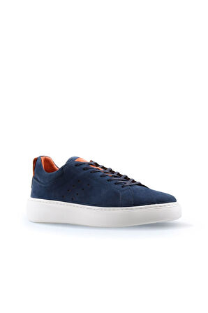 Bueno Shoes Mavi Kot Süet Erkek Spor Ayakkabı 16ma8079
