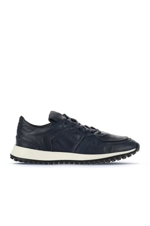 Bueno Shoes Mavi Kot Deri Erkek Spor Ayakkabı 16ma8105