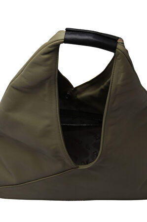 Bueno Shoes Haki Deri Kadın Omuz Çantası 01wbs7365