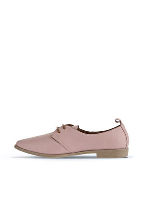Bueno Shoes Gül Kurusu Deri Kadın Düz Ayakkabı 01wa0210