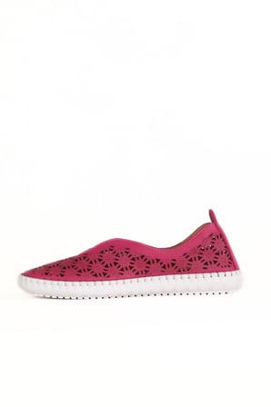 Bueno Shoes Fuşya Flotter Deri Kadın Günlük Ayakkabı 01wn9605