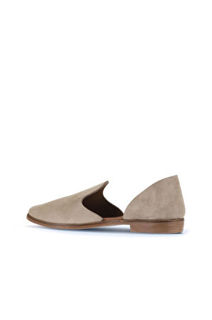 Bueno Shoes Kum Alf Süet Kadın Düz Sandalet 01wa7001