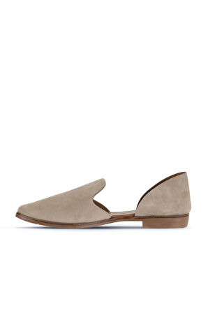 Bueno Shoes Kum Alf Süet Kadın Düz Sandalet 01wa7001