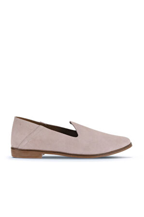 Bueno Shoes Pudra Alf Süet Kadın Babet 01wa7003