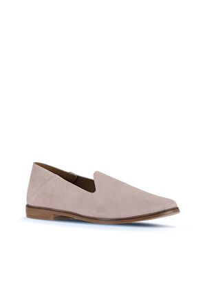 Bueno Shoes Pudra Alf Süet Kadın Babet 01wa7003