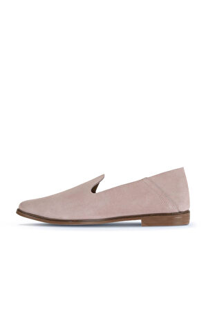 Bueno Shoes Pudra Alf Süet Kadın Babet 01wa7003
