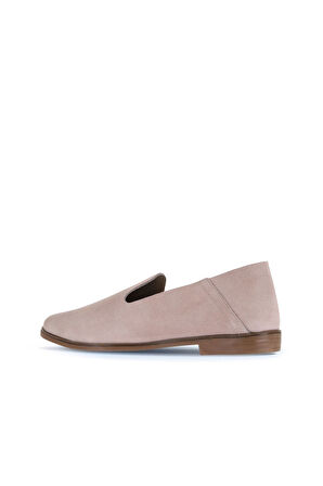 Bueno Shoes Pudra Alf Süet Kadın Babet 01wa7003