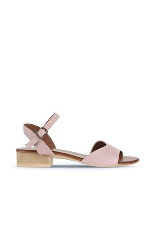 Bueno Shoes Gül Kurusu Deri Kadın Sandalet 01wa7308