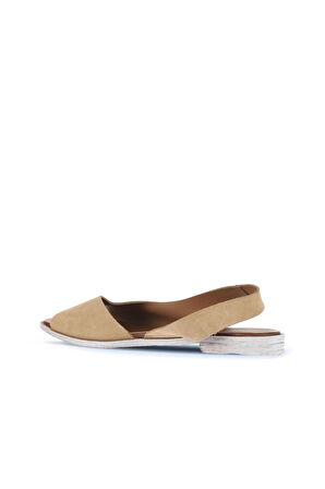 Bueno Shoes Taba Açık Alf Süet Kadın Sandalet 01wa3013