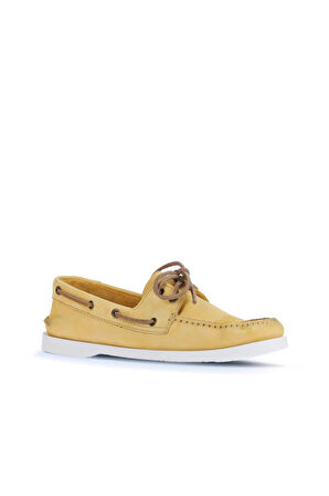 Bueno Shoes Sarı Nubuk Deri Erkek Loafer 11m23299