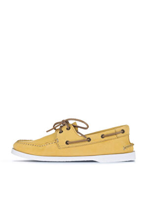 Bueno Shoes Sarı Nubuk Deri Erkek Loafer 11m23299
