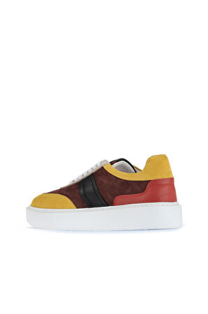 Bueno Shoes Sarı Multi Deri Kadın Spor Ayakkabı 01wa8400