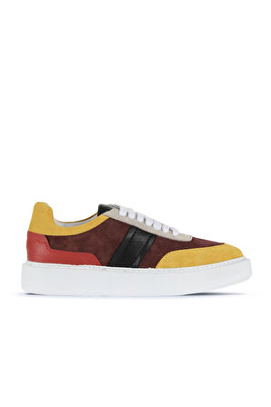 Bueno Shoes Sarı Multi Deri Kadın Spor Ayakkabı 01wa8400