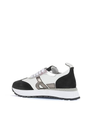 Bueno Shoes Siyah Beyaz Deri Kadın Spor Ayakkabı 01wa8500