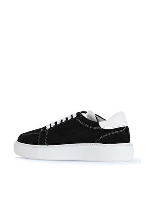 Bueno Shoes Siyah Süet Kadın Spor Ayakkabı 01wa8401
