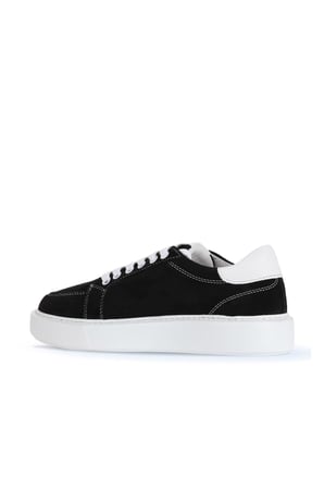 Bueno Shoes Siyah Süet Kadın Spor Ayakkabı 01wa8401