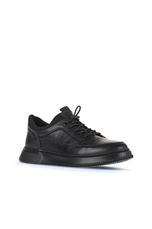 Bueno Shoes Siyah Marsel Deri Erkek Spor Ayakkabı 07ma0487f412