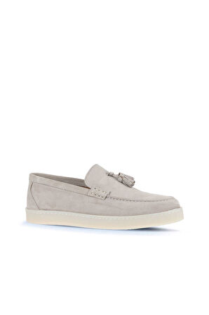 Bueno Shoes Bej Süet Erkek Loafer 07ma22372026