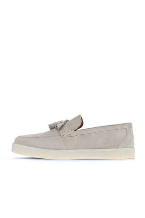 Bueno Shoes Bej Süet Erkek Loafer 07ma22372026