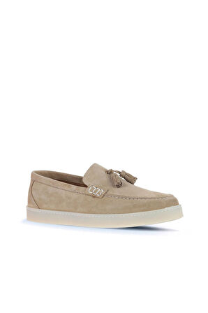Bueno Shoes Taba Süet Erkek Loafer 07ma22372026