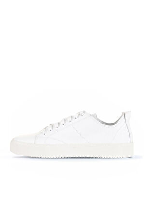 Bueno Shoes Beyaz Flotter Deri Erkek Spor Ayakkabı 11ma22003