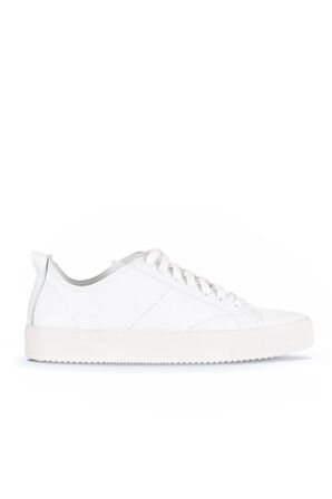 Bueno Shoes Beyaz Flotter Deri Erkek Spor Ayakkabı 11ma22003