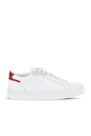 Bueno Shoes Beyaz Kırmızı Deri Erkek Spor Ayakkabı 11ma24005