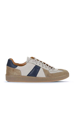 Bueno Shoes Bej Laci Süet/deri Erkek Spor Ayakkabı 11ma24161