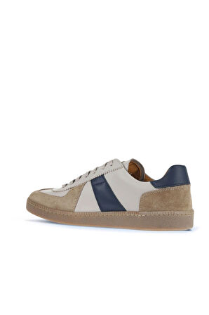 Bueno Shoes Bej Laci Süet/deri Erkek Spor Ayakkabı 11ma24161