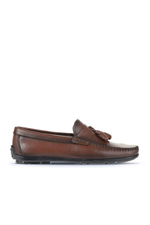 Bueno Shoes Kahverengi Deri Erkek Loafer 21ma202