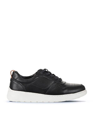 Bueno Shoes Siyah Deri Erkek Spor Ayakkabı 21ma017