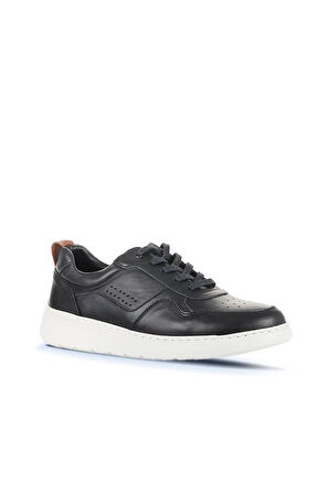 Bueno Shoes Siyah Deri Erkek Spor Ayakkabı 21ma017
