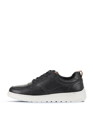 Bueno Shoes Siyah Deri Erkek Spor Ayakkabı 21ma017