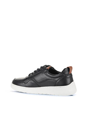 Bueno Shoes Siyah Deri Erkek Spor Ayakkabı 21ma017