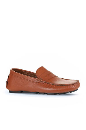 Bueno Shoes Taba Flotter Deri Erkek Loafer 21ma02